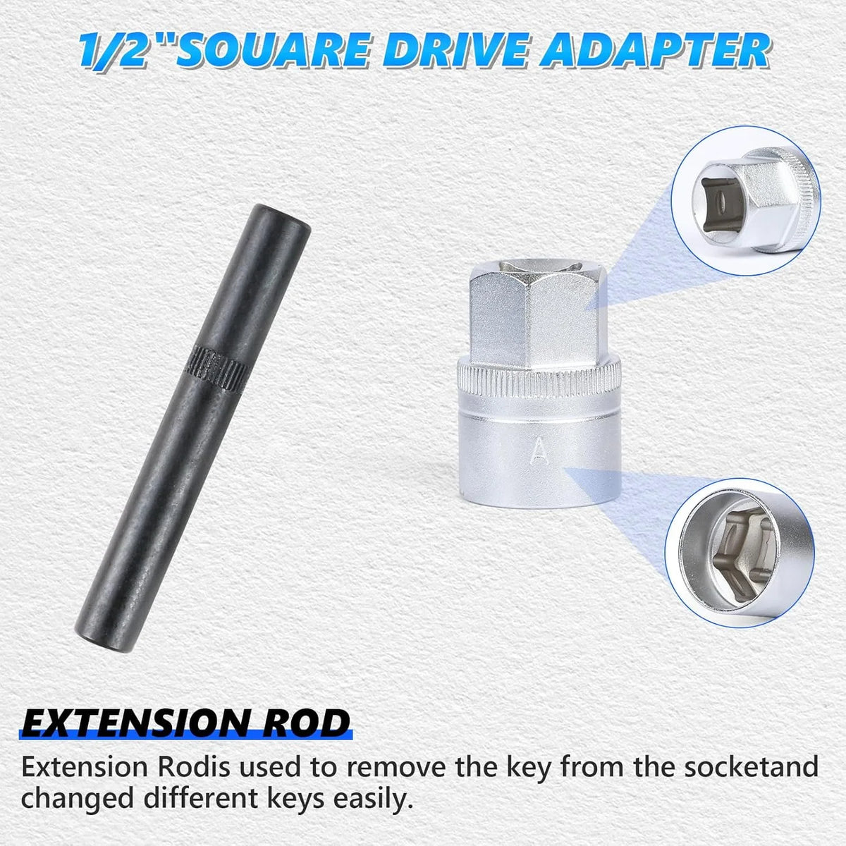 22Pcs Wheel Lock Nut Socket Set Anti-Theft Lug — product photo 6 of 6