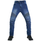 Motorcycle Blue Pants Black Men Jeans Motocross Road — product photo 3 of 6