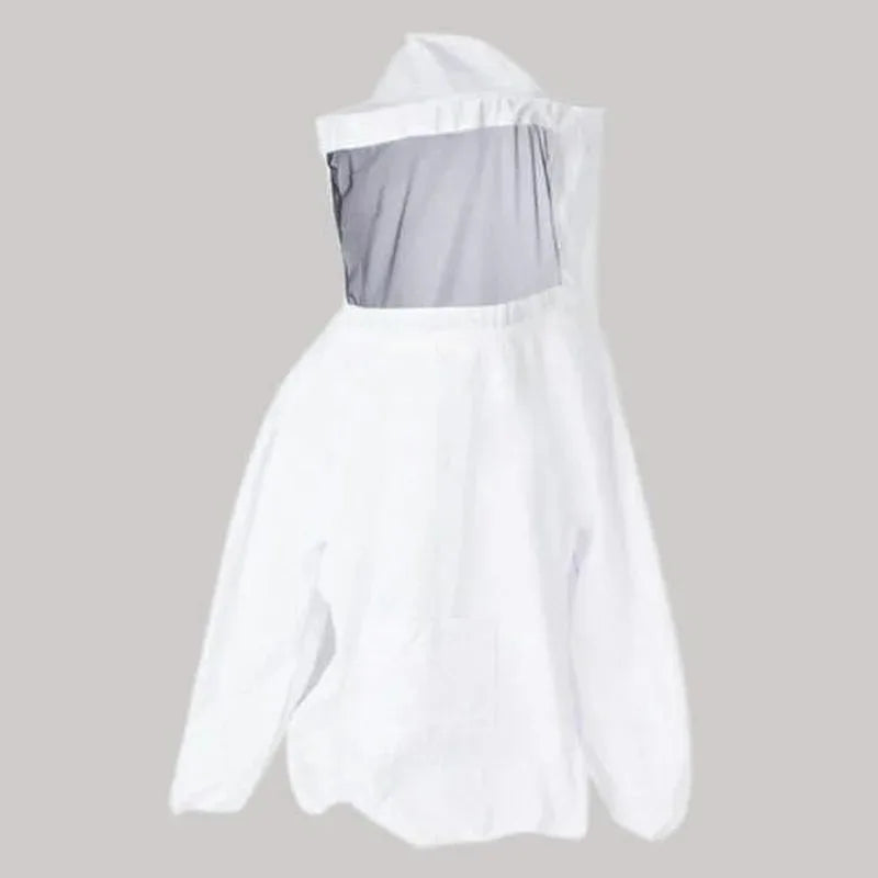 Practical White Man's Beekeeping Jacket Veil Smock Equipment — product photo 4 of 6