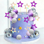 Disco Ball & Star Cake Topper Set — product photo 3 of 5