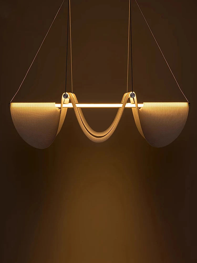 Sea Wave Modern Art Dining Room Ceiling Chandeliers — product photo 5 of 6