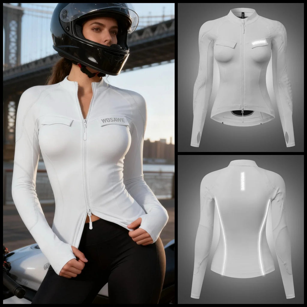 WOSAWE Women Motorcycle Jacket and Pants Set Motorbike — product photo 2 of 5