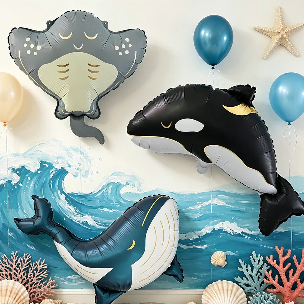 3pcs Ocean Theme Balloons — product photo 2 of 6