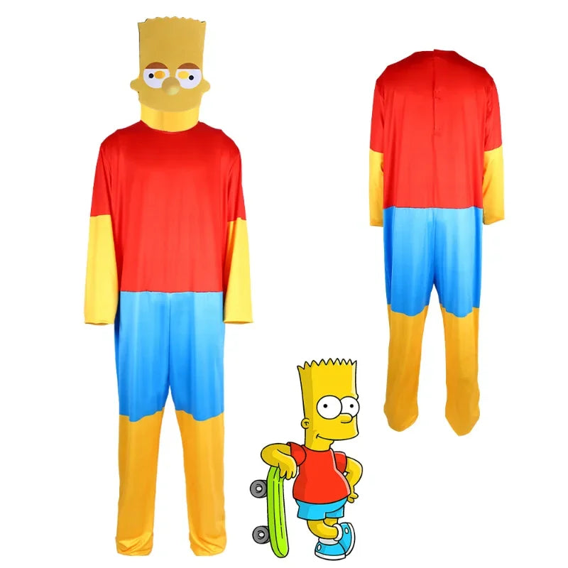 Simpsons Cosplay Costume Anime Cartoon Characer Lisa Bart — main product photo