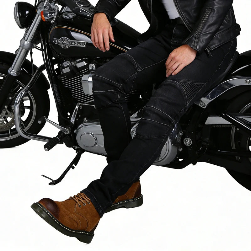 Kevlar Men Black Motorbike Dirt Bike Jeans Offroad — product photo 3 of 6