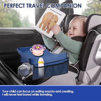 Portable Road Trip Vehicle Table Foldable Kids Adjustable — product photo 2 of 6