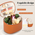 PU Leather Makeup Bag Large Capacity Portable Travel — product photo 3 of 6