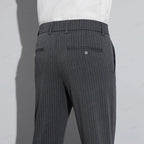 High Quality Brand Clothing Autumn Stripe Suit Pants — product photo 5 of 6