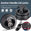 Anchor Handle Lid Lock Flush Pull Latch with — main product photo