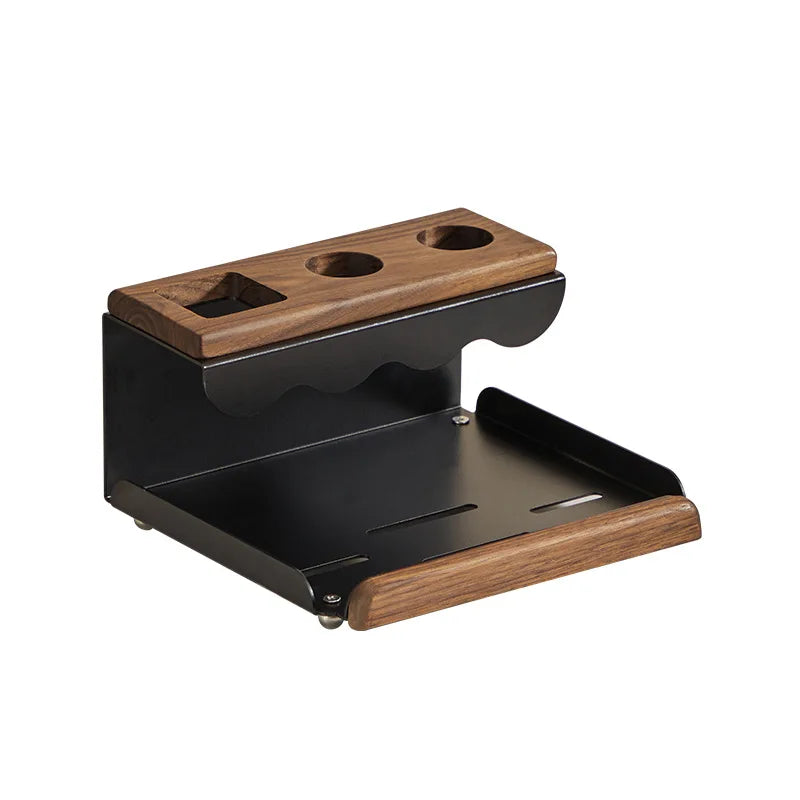 Walnut Electric Toothbrush Holder Bathroom Vanity Top Tooth — product photo 6 of 6