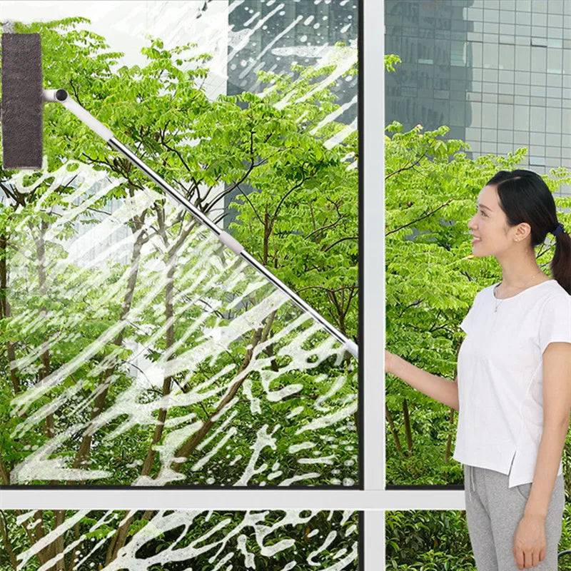 Glass Cleaning Mop Telescopic Rod Window Cleaning Tools
