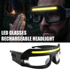 LED Safety Glasses with Rechargeable Light High Visibility — product photo 2 of 6
