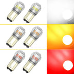 AUXITO 2x 1157 LED Red P21/5W BAY15D LED — product photo 6 of 6