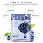 10pcs Natural Plant Facial Mask Moisturizing Oil Control