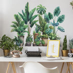 Tropical Potted Plant Wall Stickers for Living Room — product photo 4 of 6