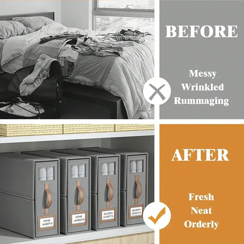 Bed Sheet Foldable Organiser Clothes — product photo 3 of 6