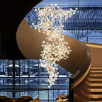Ginkgo Leaves Loft Hanging Chandelier Light For High — product photo 4 of 6