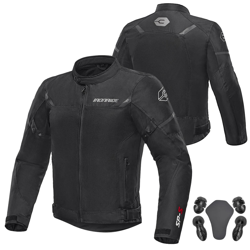 Motorcycle Jacket Anti-Fall Outdoor Motocross Riding Clothing Protection — main product photo