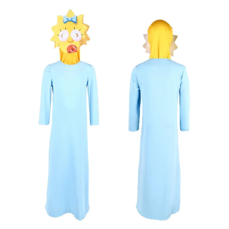 Simpsons Cosplay Costume Anime Cartoon Characer Lisa Bart — product photo 6 of 6