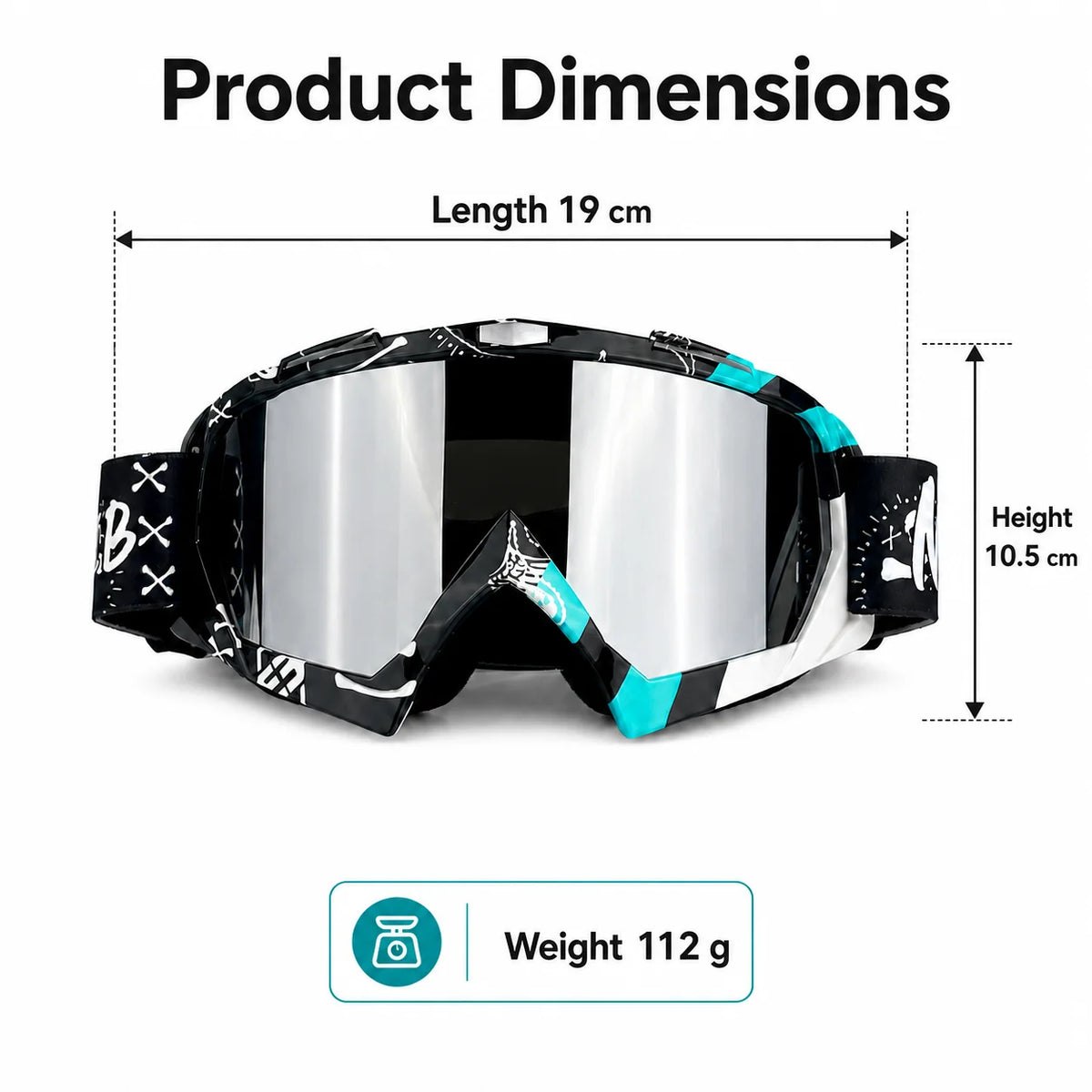 Motorcycle Goggles — product photo 4 of 6