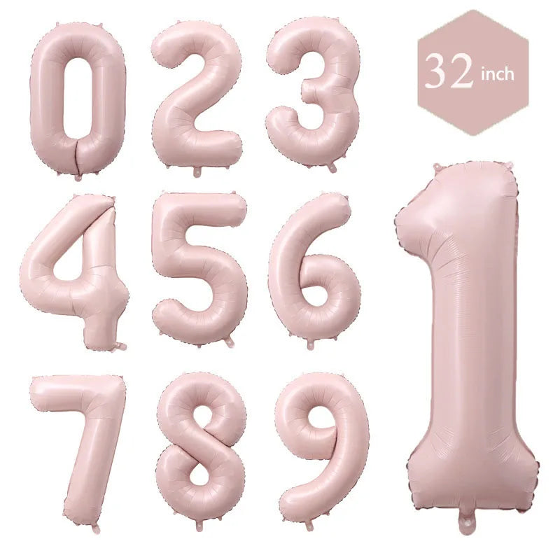 32 Inch Large Number Balloons 0-9 — product photo 5 of 6