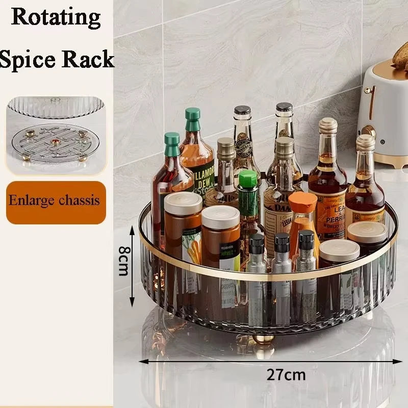 360° Rotating Lazy Susan Turntable Multi-Purpose Acrylic Spice — product photo 4 of 6