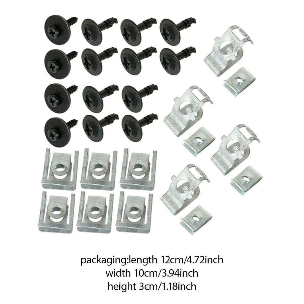 28x Engine Undertray Fixing Clips Screw Kit Professional — product photo 6 of 6
