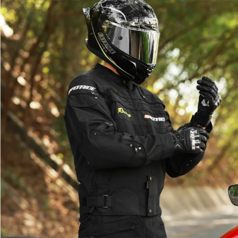 Men's Summer Mesh Breathable Motorcycle Jacket Windproof Motorcycle — product photo 6 of 6