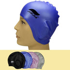 Black Silicone Swimming Cap for Men — product photo 6 of 6