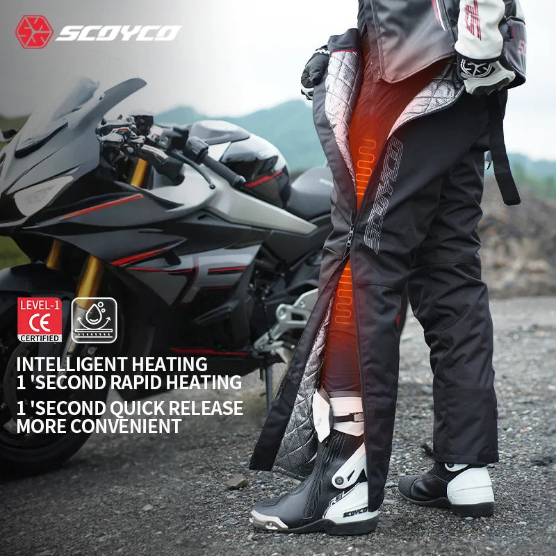 Scoyco Electric Heated Motorcycle Pants Autumn Winter Warm — main product photo