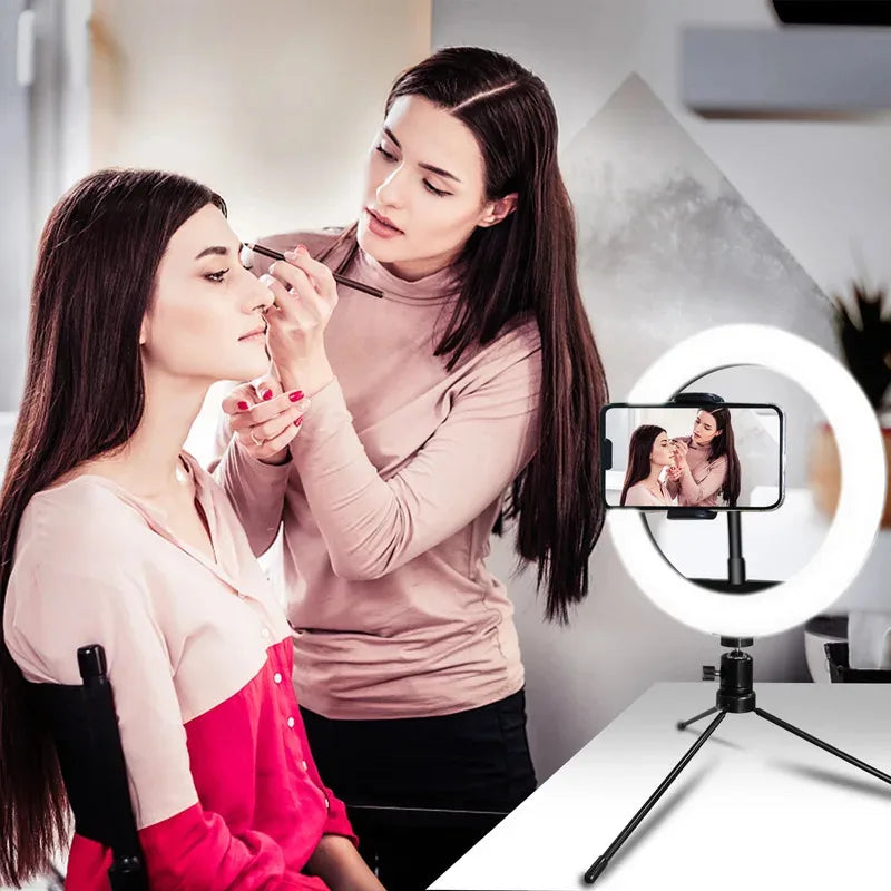 10" 26cm Dimmable LED Ring Light Kit with — product photo 2 of 6