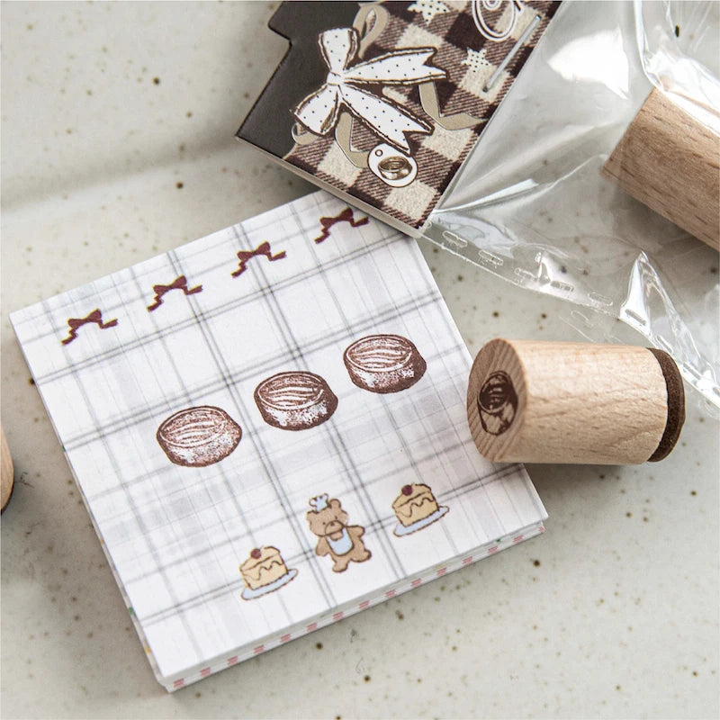 Cute Candy Chocolate Design Wood Stamp Mini Scrapbooking — product photo 6 of 6