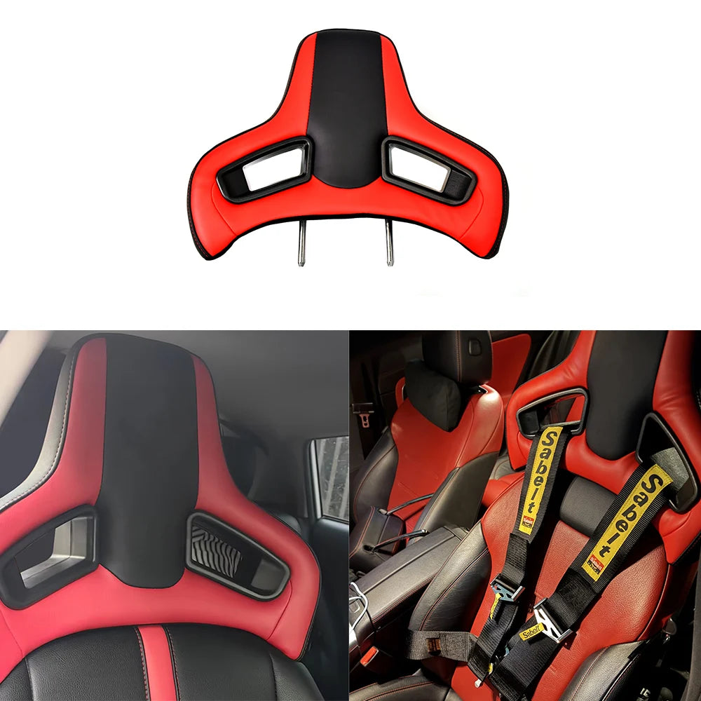 TIYPEOR 1 PCS High Quality Auto Headrest Red — main product photo