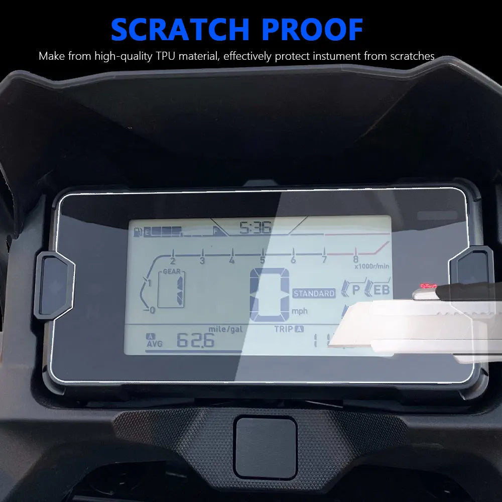 Motorcycle Instrument Film Anti-glare Dashboard Screen Protector — product photo 3 of 6