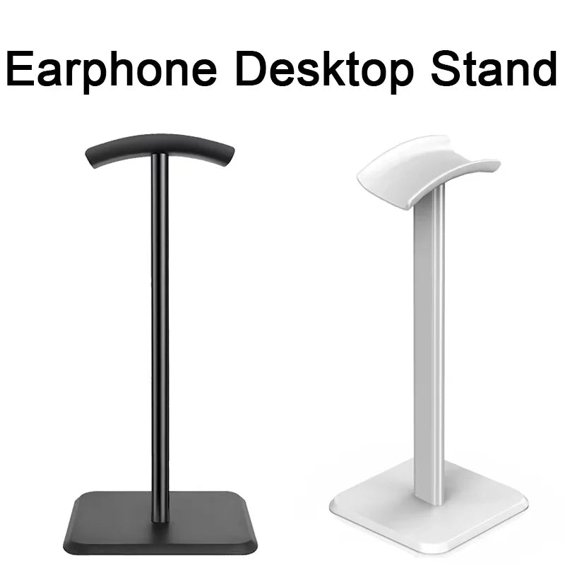 Universal Headphone Stand Plastic Headset Display Rack Desktop — main product photo