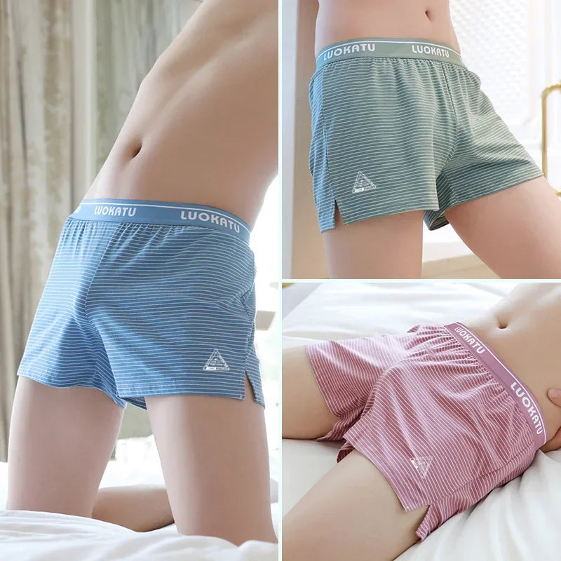 Loose Cotton Briefs Men Boxer Shorts Comfortable Summer — product photo 6 of 6