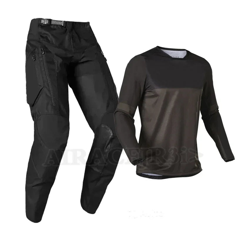 Motorcycle Downhill Combo Zip Pocket Protective Suit Motocross — product photo 5 of 5