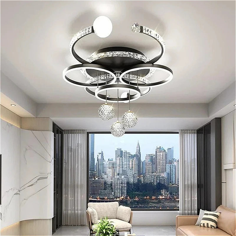 Luxury Modern Living Room LED Ceiling Pendant Lamp — product photo 5 of 6