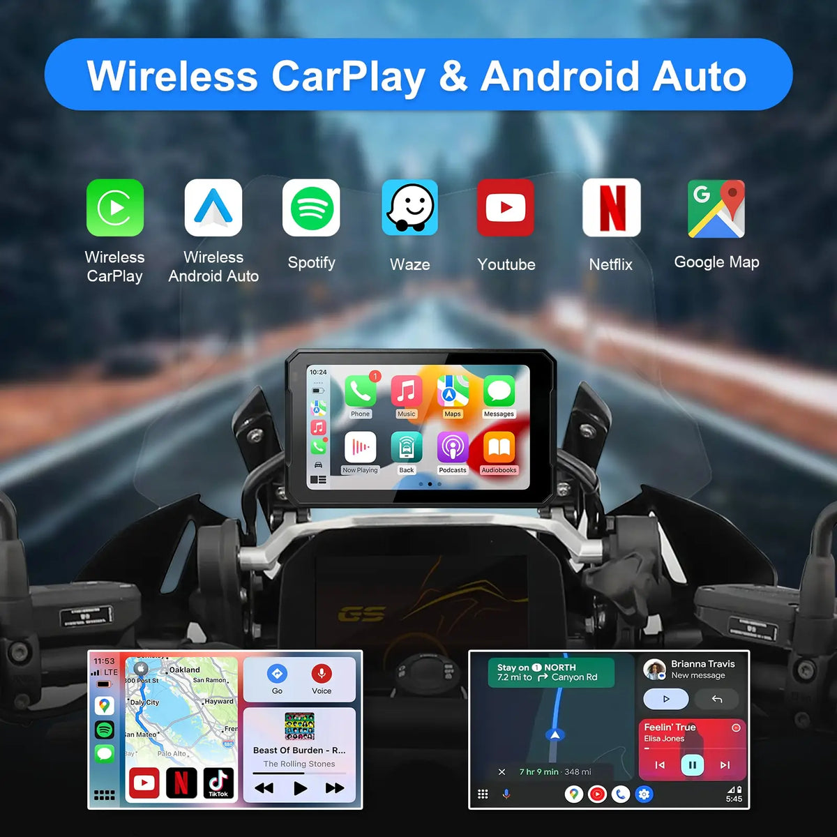 7-inch for BMW Wireless CarPlay Moto Android Auto — product photo 3 of 6