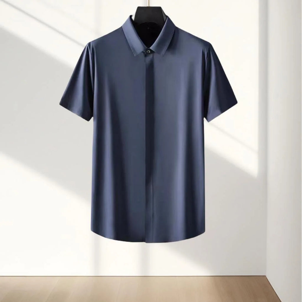 Summer New Fashion Ice Silk Sports Suit Men's — product photo 4 of 6