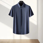 Summer New Fashion Ice Silk Sports Suit Men's — product photo 4 of 6