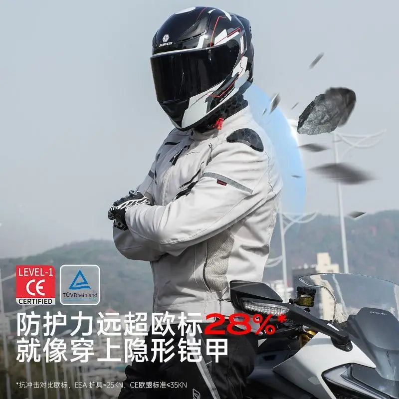 SCOYCO JK321 Motorcycle Jacket Summer Breathable Motorbike Rider — product photo 4 of 6