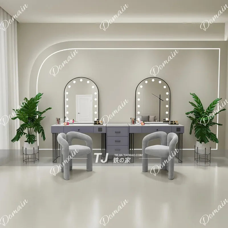 XJ Premium Studio Professional Vanity Table With Lamp — product photo 5 of 6
