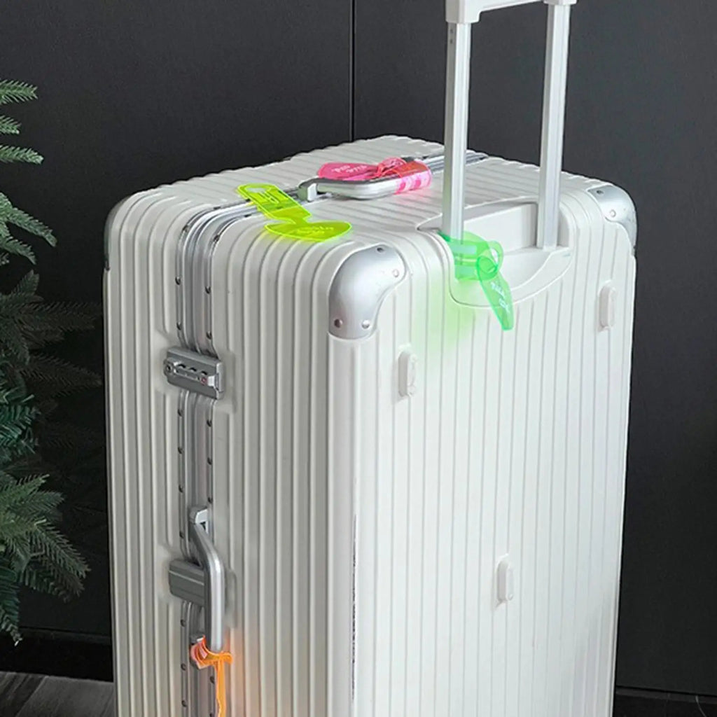 Fluorescent Baggage Tag Portable Anti-lost PVC Suitcase Label — product photo 2 of 6
