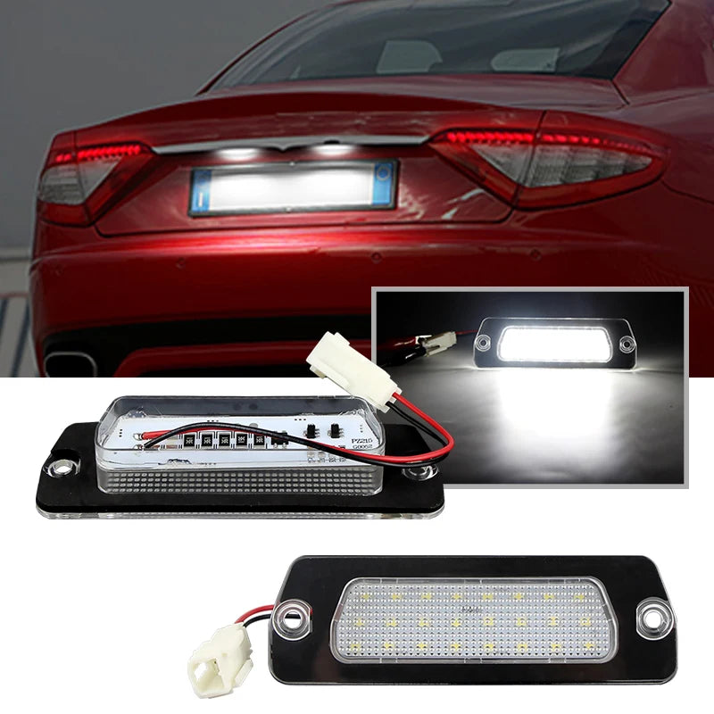 2x LED License Plate Lights for Maserati 4200 — main product photo