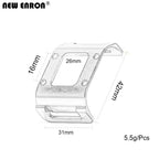 ENRON Silver/Black/Gray Aluminum Battery Holder 1Pcs For RC — product photo 2 of 6