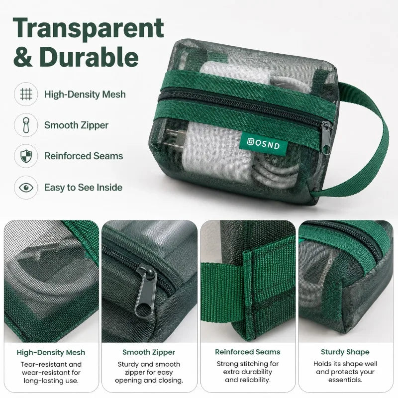 6PCS Mesh Tech Organizer Pouch — product photo 4 of 6