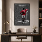 S-occer Sport Player Portrait Poster High-Definition Waterproof — product photo 5 of 6