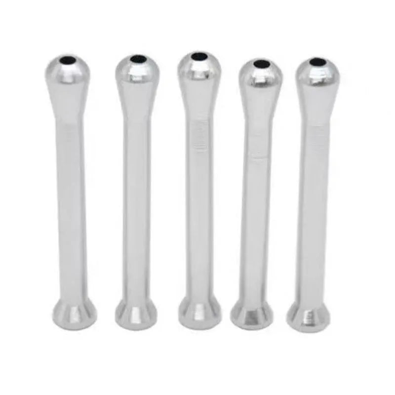 Aluminum Alloy Snuff Pipe with Filter Mini Metal — product photo 4 of 6