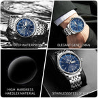 PENGAGAR Luxury Watch for Man Elegant Date Week — product photo 6 of 6